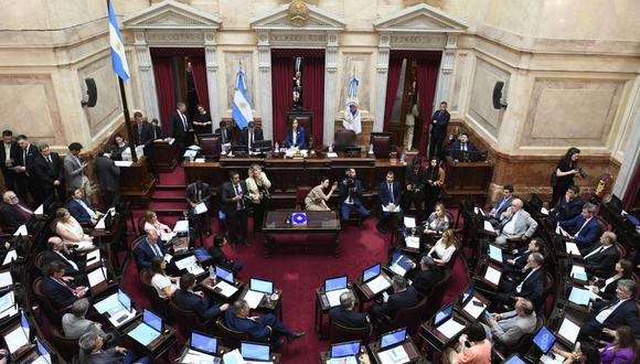 El Senado de la Nación, en Buenos Aires, Argentina. | Foto: AFP