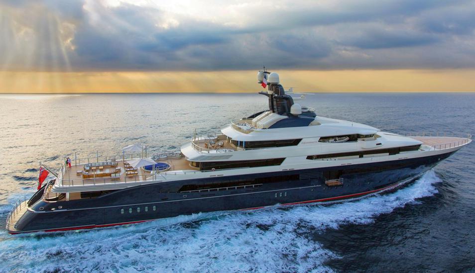 FOTO 1 | El yate Equanimity fue entregado a las autoridades de Malasia en el 2018. El barco de 300 pies de longitud y con un valor de US$ 130 millones, era propiedad del fugitivo financiero Low Taek Jho. (Foto: Burgess)
