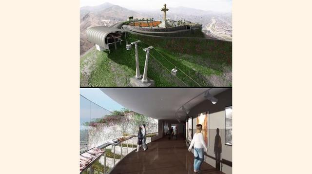 Teleférico Cerro San Cristóbal. En 2007 se planteó construir un teleférico para subir al Cerro San Cristóbal. A pesar de todos los estudios, el proyecto aún sigue entrampado. (Imagen: Alto Efecto)