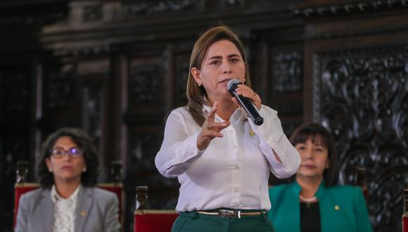 Ministra Rosa Gutiérrez se pronunció sobre la  aprobación de la interpelación y que se alista pedido de censura en su contra. (Foto: @Minsa_Peru)
