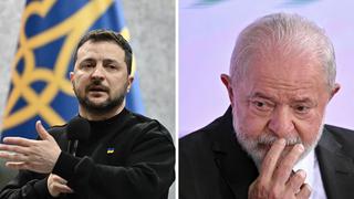 Lula discute esfuerzos de paz con Zelenski en una videollamada