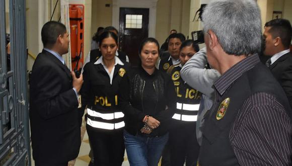 La lideresa de Fuerza Popular, Keiko Fujimori, deberá cumplir prisión preventiva por decisión del juez Richard Concepción Carhuancho. (Foto: Poder Judicial)