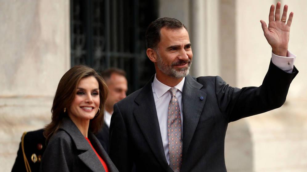 Felipe VI y doña Letizia