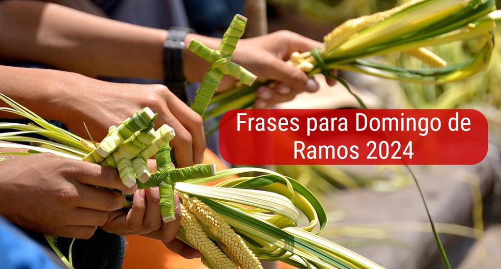 50 frases Domingo Ramos 2024 mensajes cortos reflexionar 24 marzo
