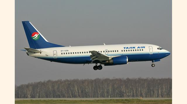Tajik Air, Tayikistán. Valoración Skytrax: dos estrellas. (Foto: businessinsider)