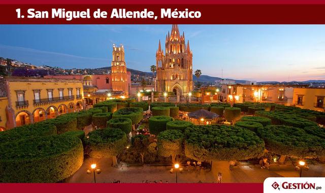 San Miguel de Allende &quot;es uno de los destinos más auténticos, creativos y económicos que hemos visitado&quot;, aseguró uno de los lectores de la revista que participó en la encuesta con la que se eligen los destinos clasificados. Ubicada en el estado