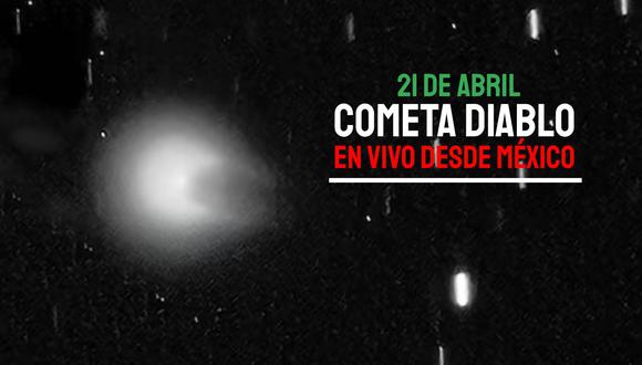 Conoce el horario para ver el Cometa Diablo desde México este 21 de abril (Foto: Composición Mix)