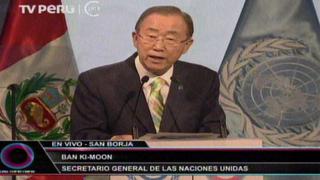 Ban Ki-Moon en COP 20: "La erradicación de la pobreza y sostenibilidad del clima van de la mano"