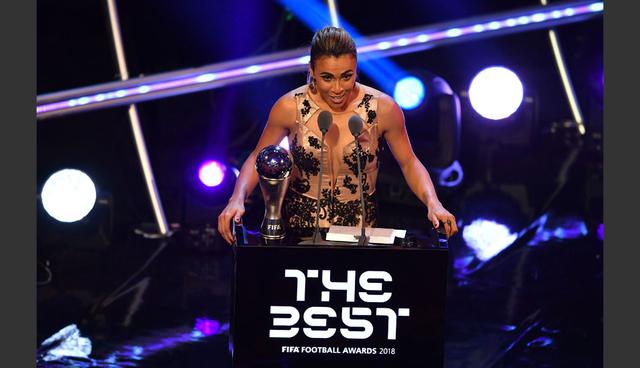 FOTO 2 | 'The Best' a mejor jugadora de la FIFA: Marta (BRA/Orlando Pride)
(Foto: AFP)