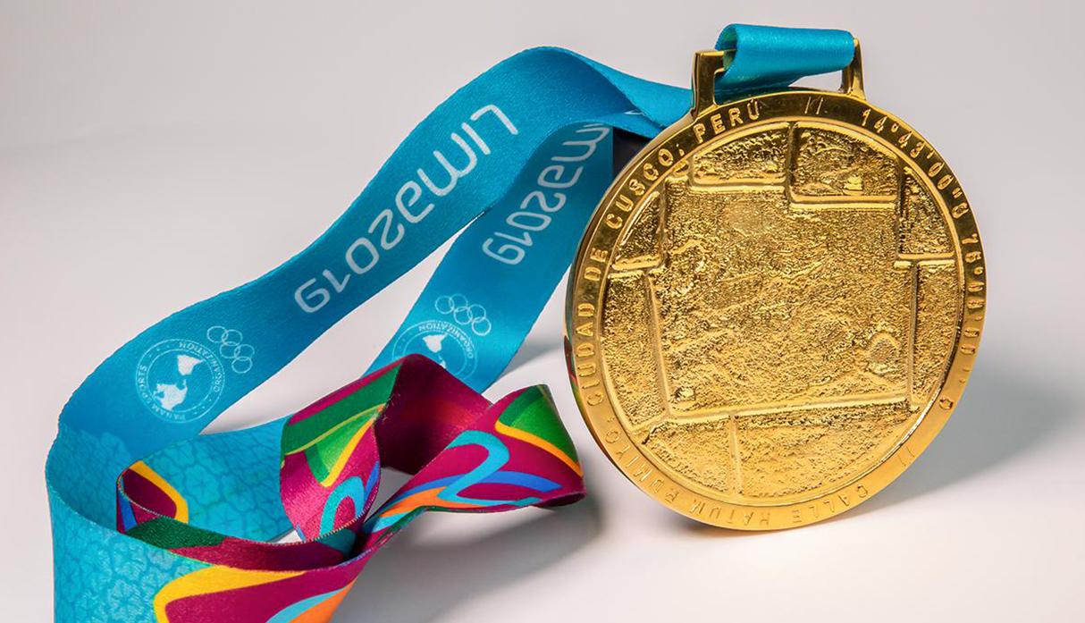 Se presentaron las medallas para los Juegos Panamericanos Lima 2019. (Foto: Twitter Lima 2019)