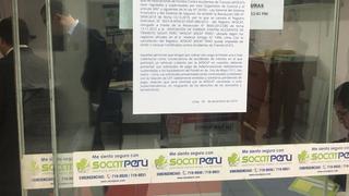 SBS cancela registro de Afocat Socat Perú: queda impedida de renovar certificados contra accidentes
