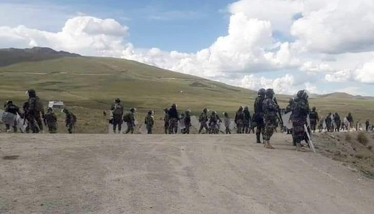 Pobladores protestan contra empresa MMG Las Bambas. (GEC)