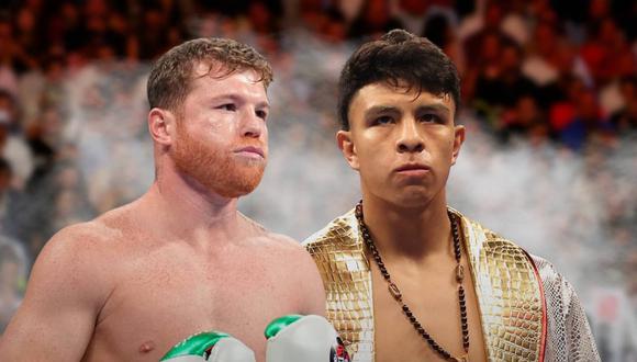 Canelo Álvarez y Jaime Munguía pelearán por el cinturón de la división superligero este sábado 4 de mayo desde el T-Mobile Arena de Las Vegas, Nevada. (Foto: Composición)