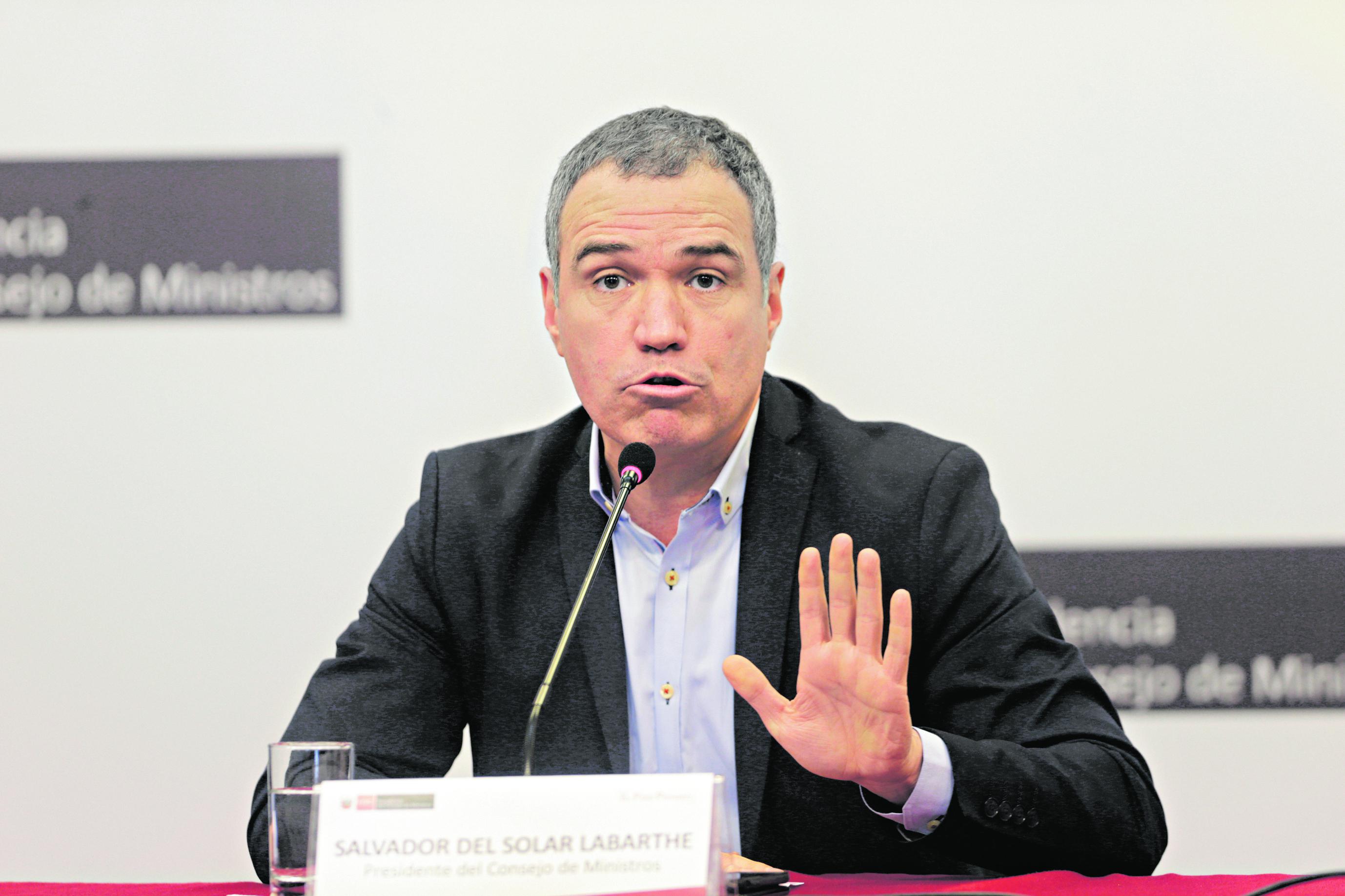 El primer ministro aseguró que el Ejecutivo “seguirá buscando el diálogo” en torno a Tía María. (Foto: Alonso Chero)