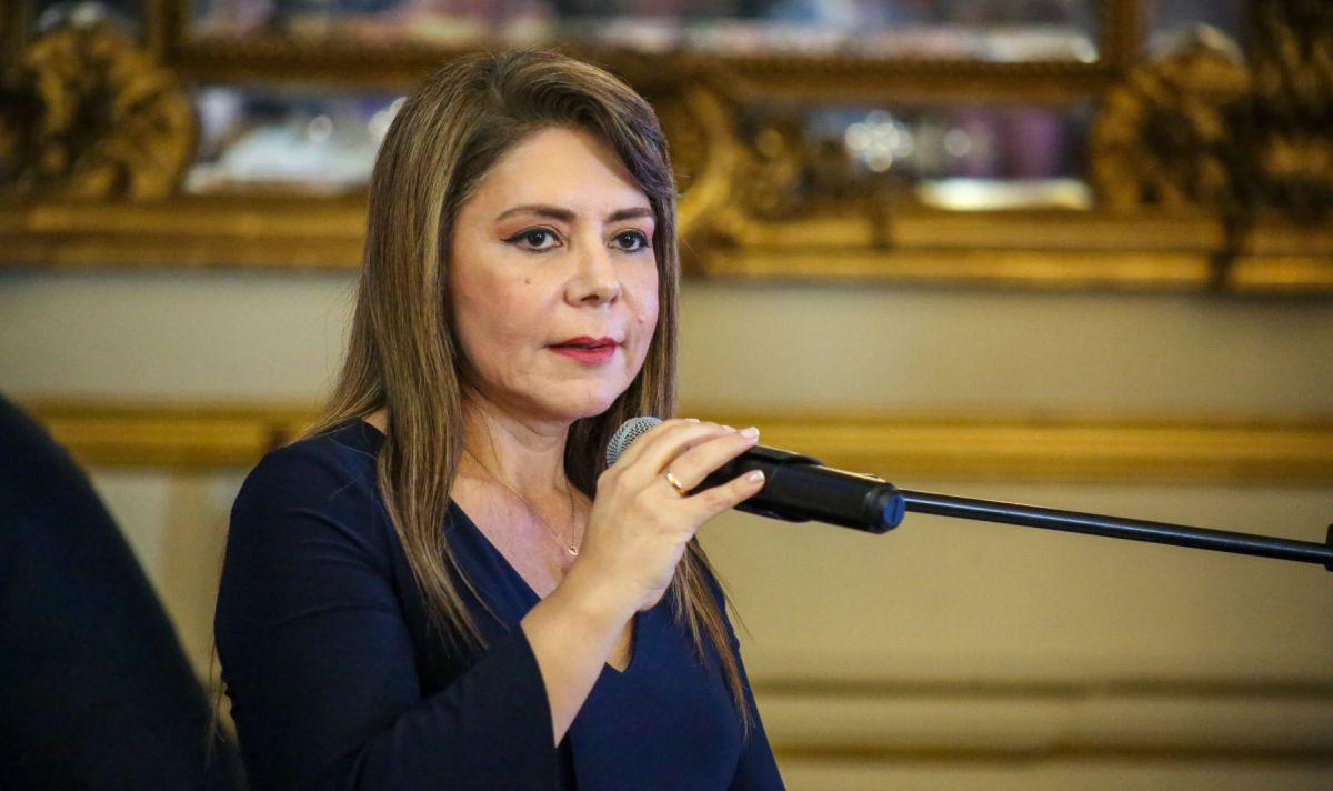 La ministra de Salud, Elizabeth Hinostroza, informó que la política de su gestión es “fortalecer el primer nivel de atención”. (Foto: Andina)