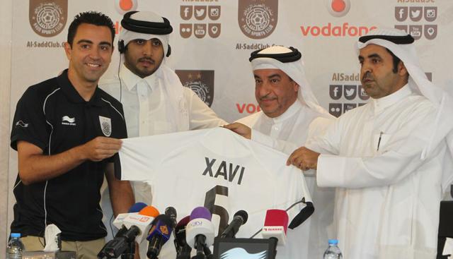 Xavi Hernández |Otro importante jugador que llegó a Medio Oriente es el legendario Xavi Hernández. El español cambió su eterno Barcelona por el Al-Sadd  de Catar. Su carta pase cuesta más de 5 millones de dólares, según Transfermarkt.es. (AFP)