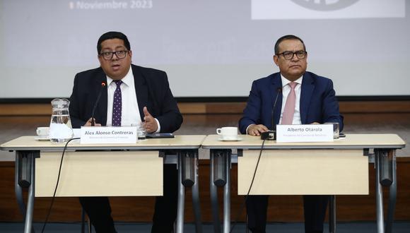 Jefe del Gabinete señaló que  también se reunió con el canciller y el titular del Minjus para abordar la estrategia de defensa de los intereses del Perú en el escenario internacional. Foto: GEC.