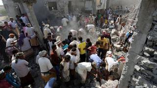 Yemen: 58 muertos en bombardeos de coalición saudí