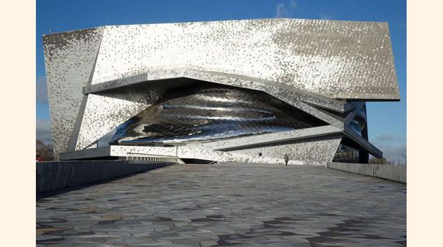 France-Music-Philharmonie-Architecture; El auditorio parisino Philarmonie diseñado por Jean Nouvel.(foto: Kenzo Tribouillard).