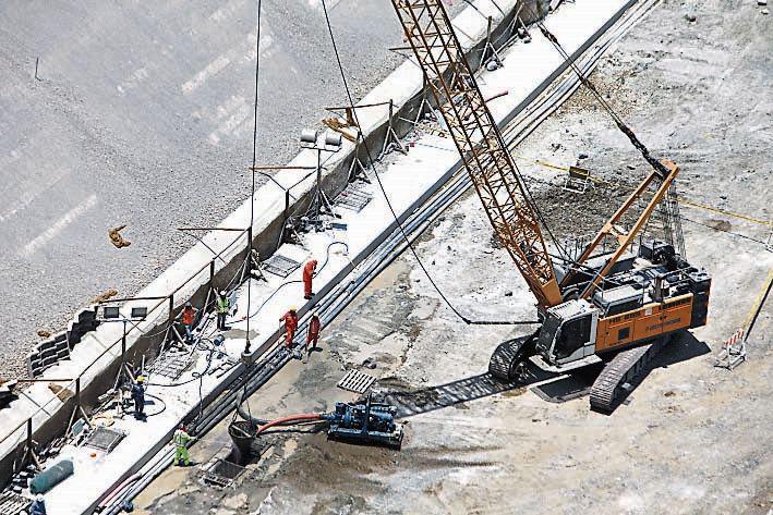 La presa. Palo Redondo irrigaría unas 40,000 hectáreas. (Foto: USI)