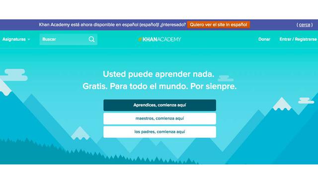 Khan Academy Sus increíbles videos te enseñarán diversos temas gracias a un excelente sistema de estadísticas para practicar. Es una gran manera de profundizar tus conocimientos. Otros sitios buenos en este estilo son Udacity, Coursera, AcademicEarth, Mem