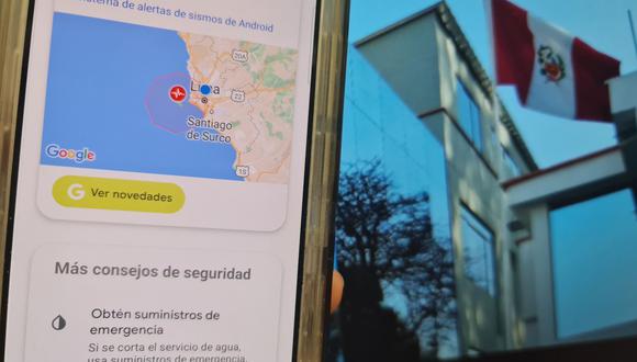 Android usa tu ubicación aproximada para enviar información sobre sismos cercanos. Foto: gob.pe