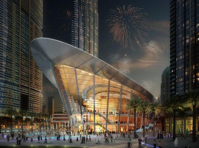 El emirato de Dubái, convertido en centro neurálgico de los negocios, ha construido el edificio para realzar su imagen cultural.