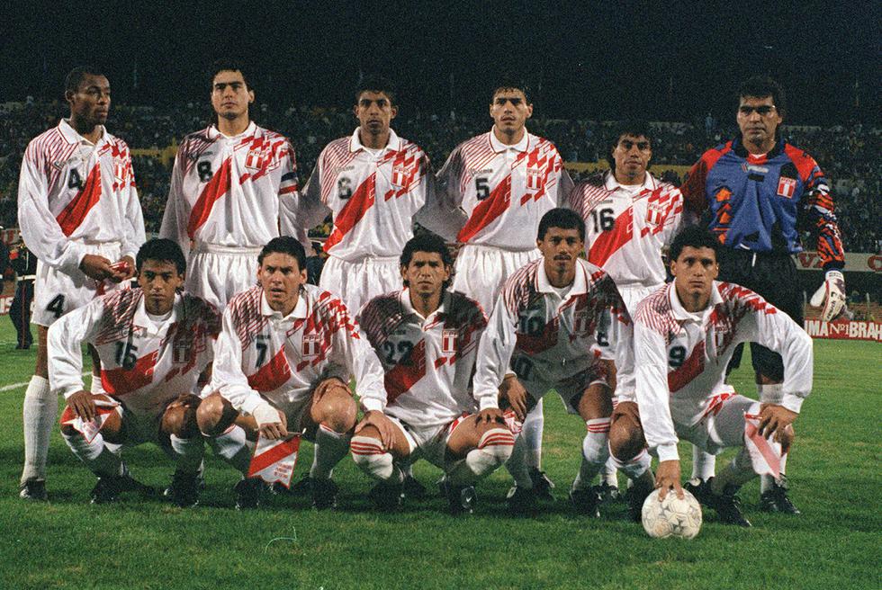 Polmer. La marca peruana vistió a la Selección entre los años 1993 a 1995. (Foto: GEC Archivo Historico)