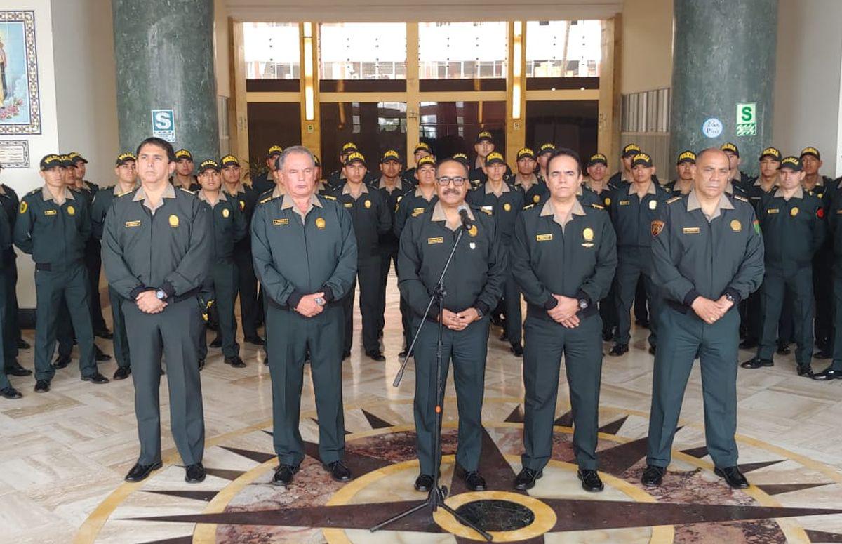 La Policía Nacional presentó a los nuevos jefes de las regiones policiales de Lima y Callao. (Foto: Difusión)