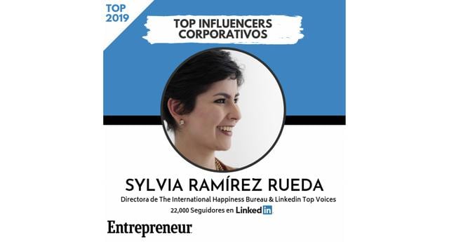 FOTO 8 | 8. Sylvia Ramírez Rueda


Directora de The International Happiness Bureau
Seguidores en LinkedIn: 22,000
Perfil en LinkedIn 
Página web 
País: Colombia
Sylvia Ramírez es directora de The International Happiness Bureau, conferenciante internacional y columnista sobre felicidad, liderazgo y personal branding. Es la autora de best seller Felicidad a prueba de oficinas (libro más vendido en Colombia). También es colaboradora habitual de los principales medios de comunicación en Colombia y parte de LinkedIn Top Voices 2018.
