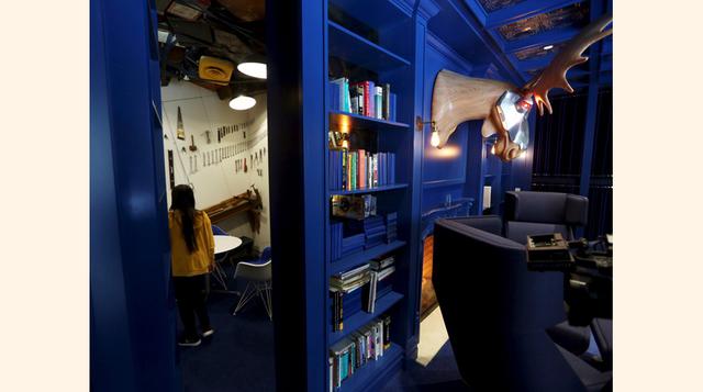 …¿y la mejor parte? Detrás de una de las estanterías, hay una habitación secreta. (Foto: Reuters)