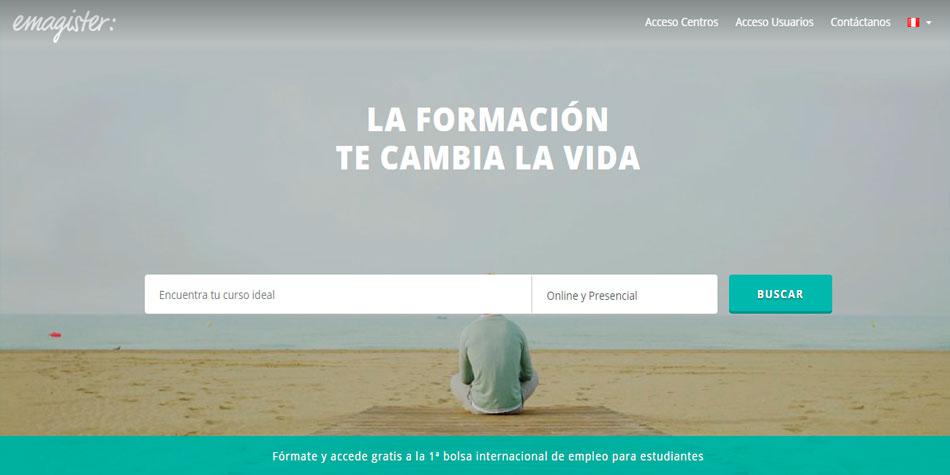 En eMagister se encuentran cursos de redes sociales, creación y mantenimiento de páginas web. (Foto: Captura)