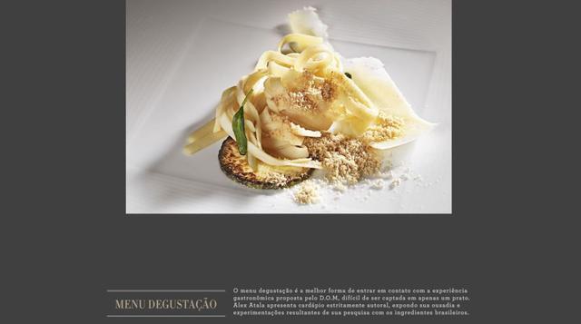 11. DOM Sao Paulo, Brasil. Los precios de los platos de fondo fluctúan entre S/ 100 a S/ 1,600.