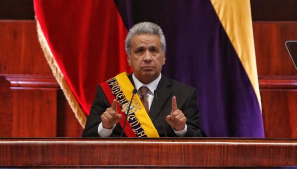 El presidente ecuatoriano, Lenín Moreno. (Foto: AFP)