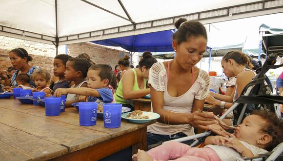 Ayuda humanitaria a Venezuela (Foto: AFP)