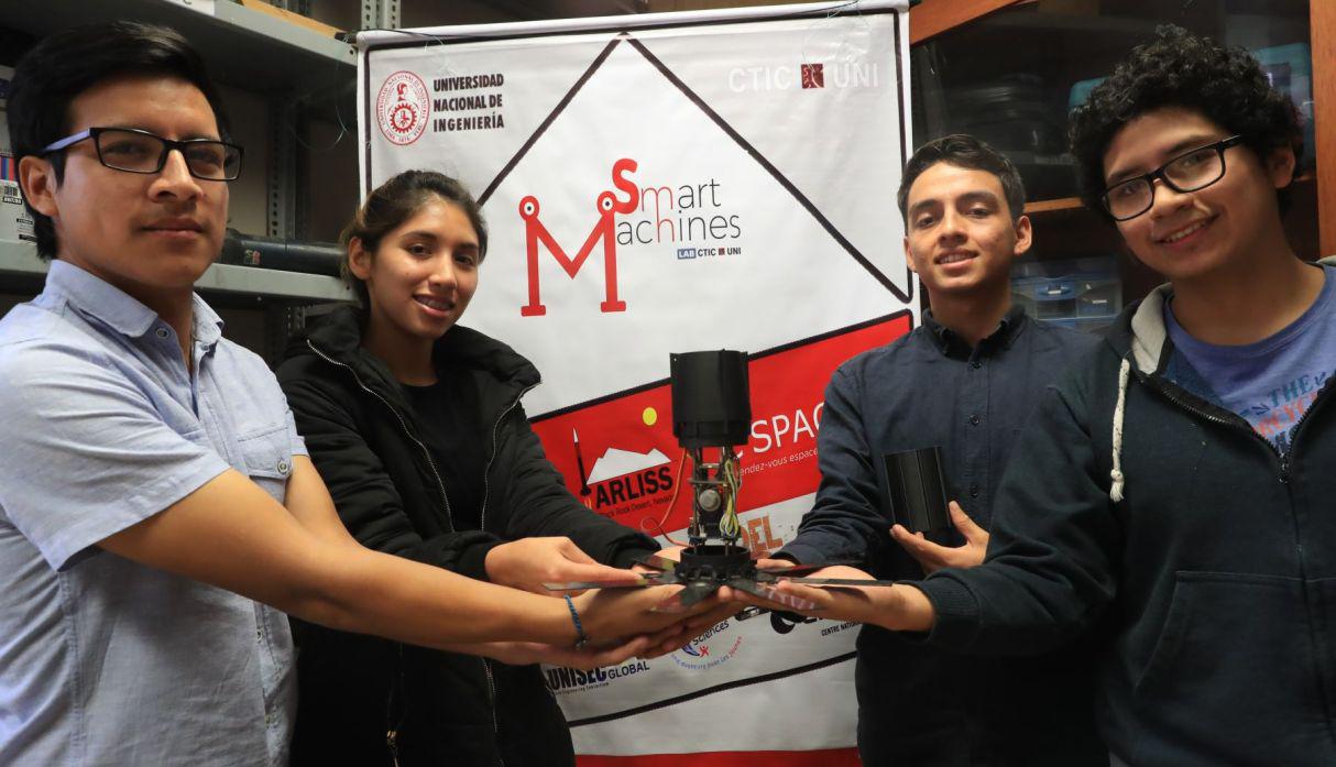 Ocuparon el segundo lugar en la competencia internacional C´Space 2019. (Foto: Andina)