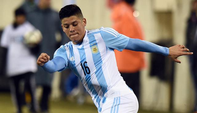Marcos Rojo |Cerrando la defensa estaría Marcos Rojo. Actualmente juega por el Manchester United y está cotizado en más de 17 millones de dólares. (AFP)