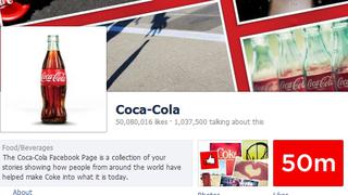 Coca-Cola se convirtió en la marca con más fans en Facebook