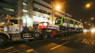 MTC: Llega desde España nuevo tren de la Línea 1 del Metro de Lima