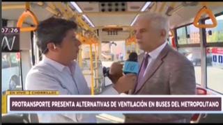 Protransporte no descarta incremento de pasajes del Metropolitano por sistema de ventilación