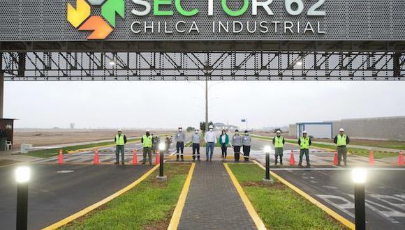 Desde el año pasado, el parque industrial Sector 62 de Chilca tiene la denominación de ecoindustrial, tras una alianza firmada en el 2019 con la Onudi y la Cooperación Suiza (SECO). Foto: Difusión