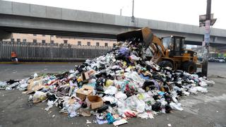 Alrededor de 450 toneladas de basura se recogerían en Cercado de Lima tras fiestas de fin de año