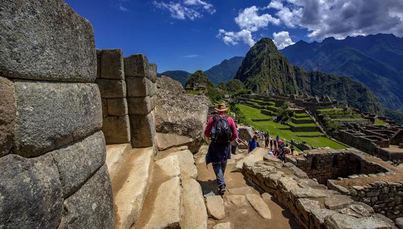 Un turista en Machu Picchu. (Foto: Difusión)