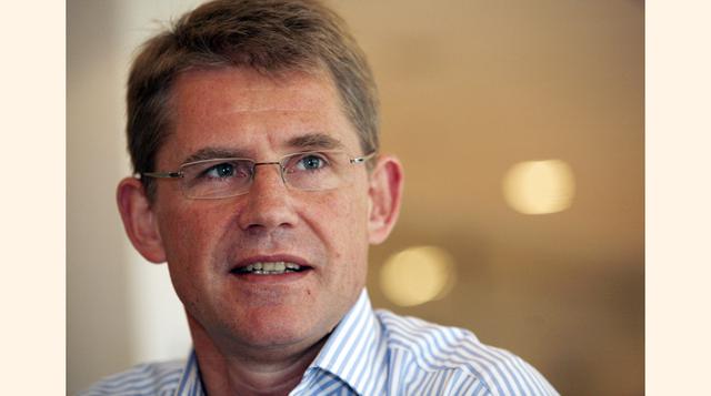 Lars Rebien Sorensen. El CEO danés de la farmacéutica Novo Nordisk ocupa el primer lugar en el ranking. No tiene un MBA.