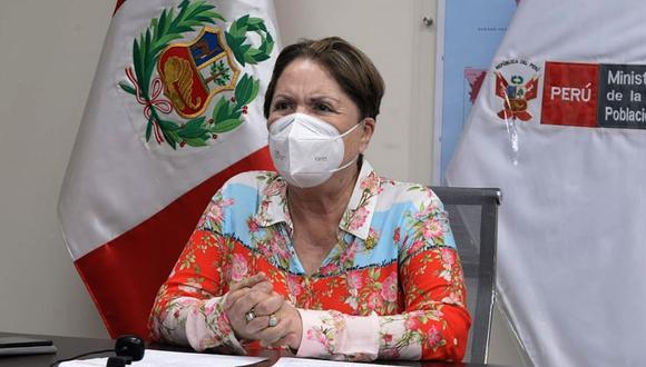La ministra de la Mujer, Rosario Sasieta, se mostró a favor de la paridad en el gabinete ministerial. (Foto: Andina)