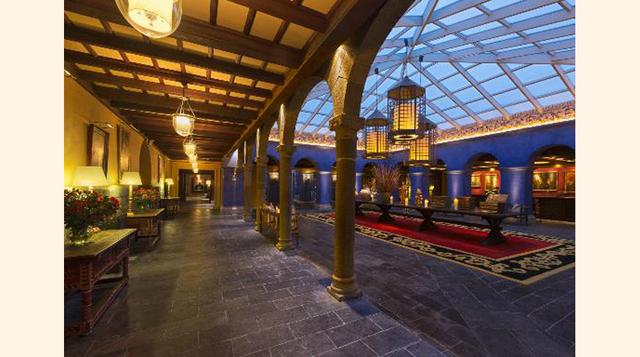 Palacio del Inka a Luxury Collection Hotel (Cusco). El hotel es el sexto mejor en el Perú y tiene un espacio entre los 25 mejores de Sudamérica en la posición 23.