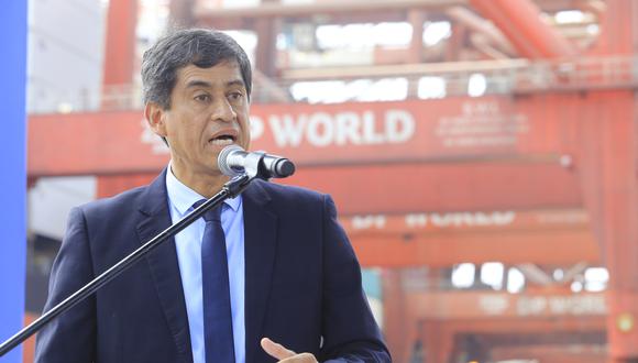 Ministro Carlos Lozada se pronunció tras críticas por parte del alcalde de Lima por el subsidio a transportistas. (Foto: Jessica Vicente / GEC)
