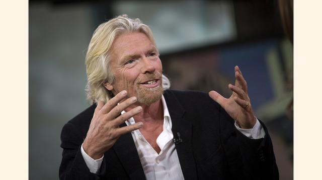 Richard Branson (US$ 5,100 millones) : Establece metas y haz todo para llegar a ellas. El multimillonario británico y fundador de Virgin Group comenzó con sólo una lista de objetivos. No eran los más realistas, pero los estableció y luchó por ellos. (Foto