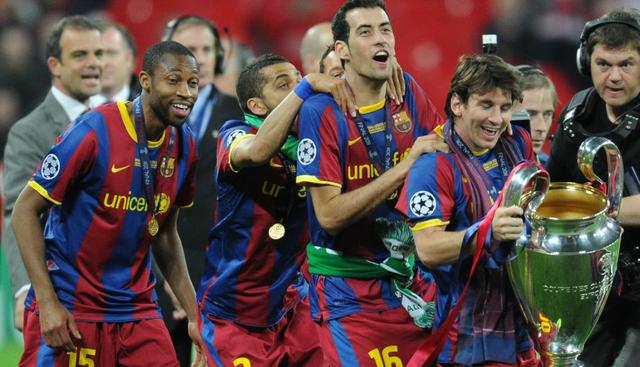 2010-2011 / Campeón: Barcelona  (AFP) Score: 3-1   Una vez más se cruzaron el Barcelona y el Manchester United en una final de Champions League. Sin embargo, el resultado fue favorable para los españoles, quienes con goles de  Pedro, Lionel Messi y David 