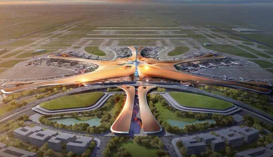 FOTO 1 | Más grande y mejor: en China, un país que planea construir 136 nuevos aeropuertos para el año 2025, un monstruo está emergiendo cerca de la ciudad capital. El Aeropuerto Internacional de Daxing reemplazará al Aeropuerto Capital de Beijing cuando se inaugure en 2019. (Foto: CNN)